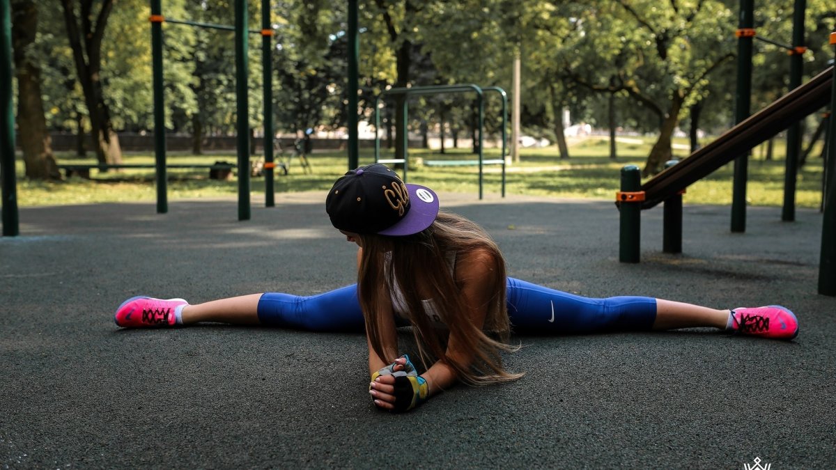 Спортивная фотосессия на улице