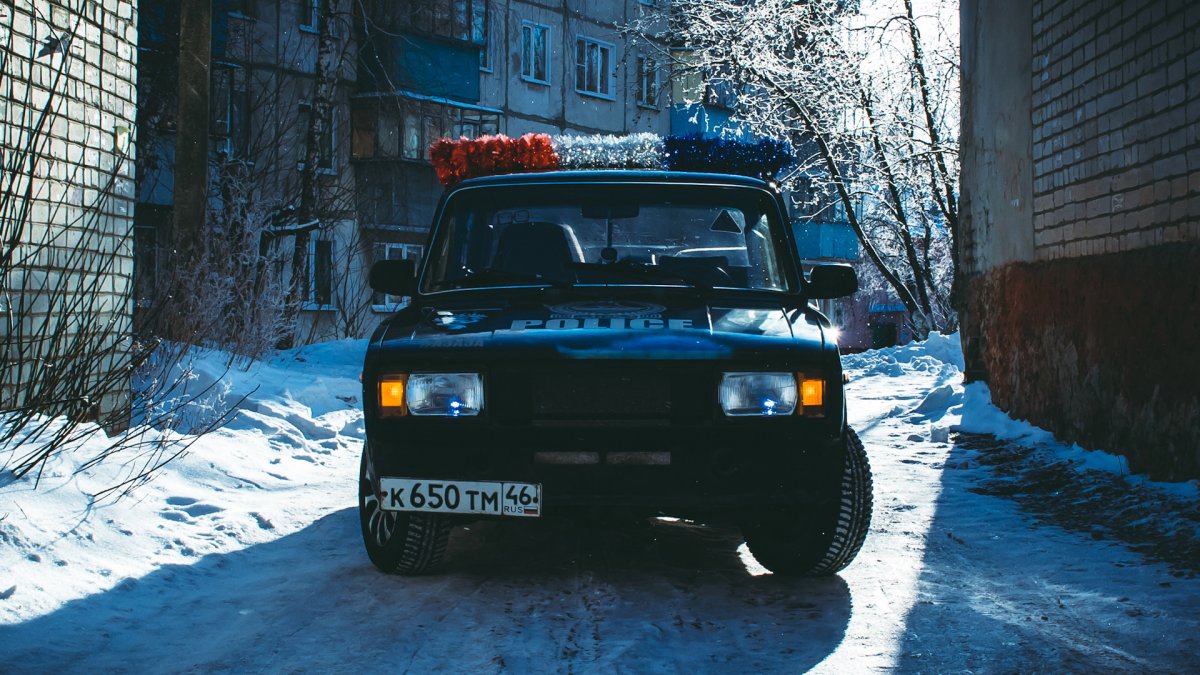 ВАЗ 2107 С мигалками