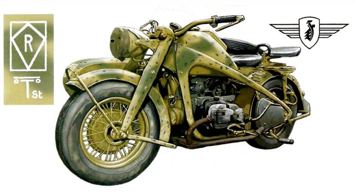 Мотоциклы вермахта второй мировой войны ТТХ