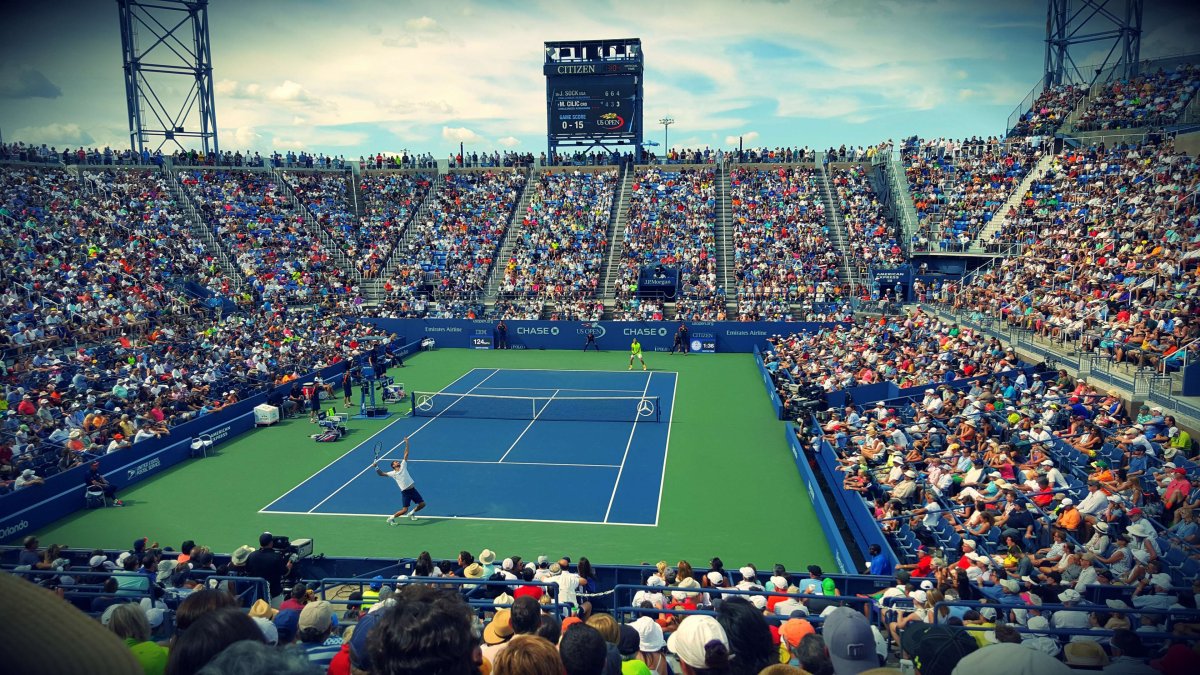 Теннисный корт us open