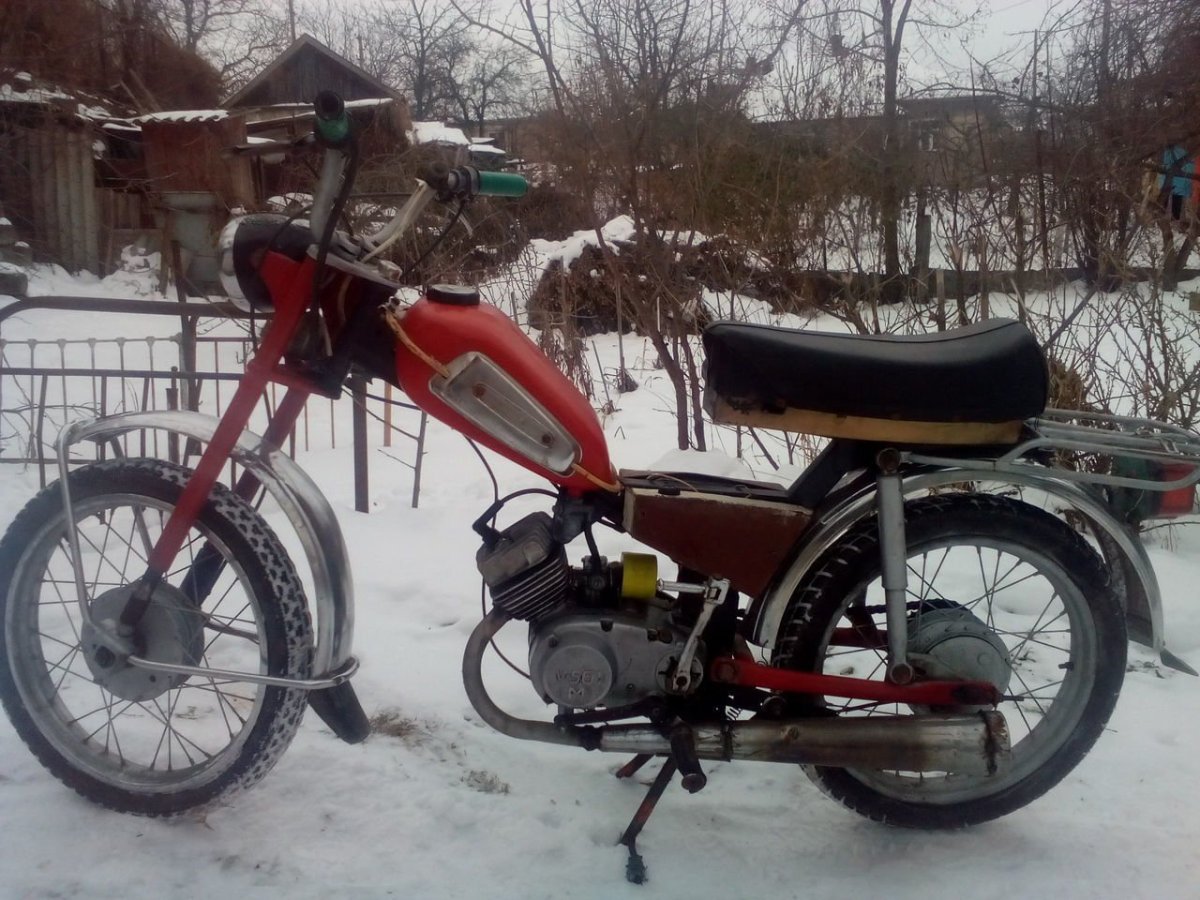 Верховина 3 белый мопед