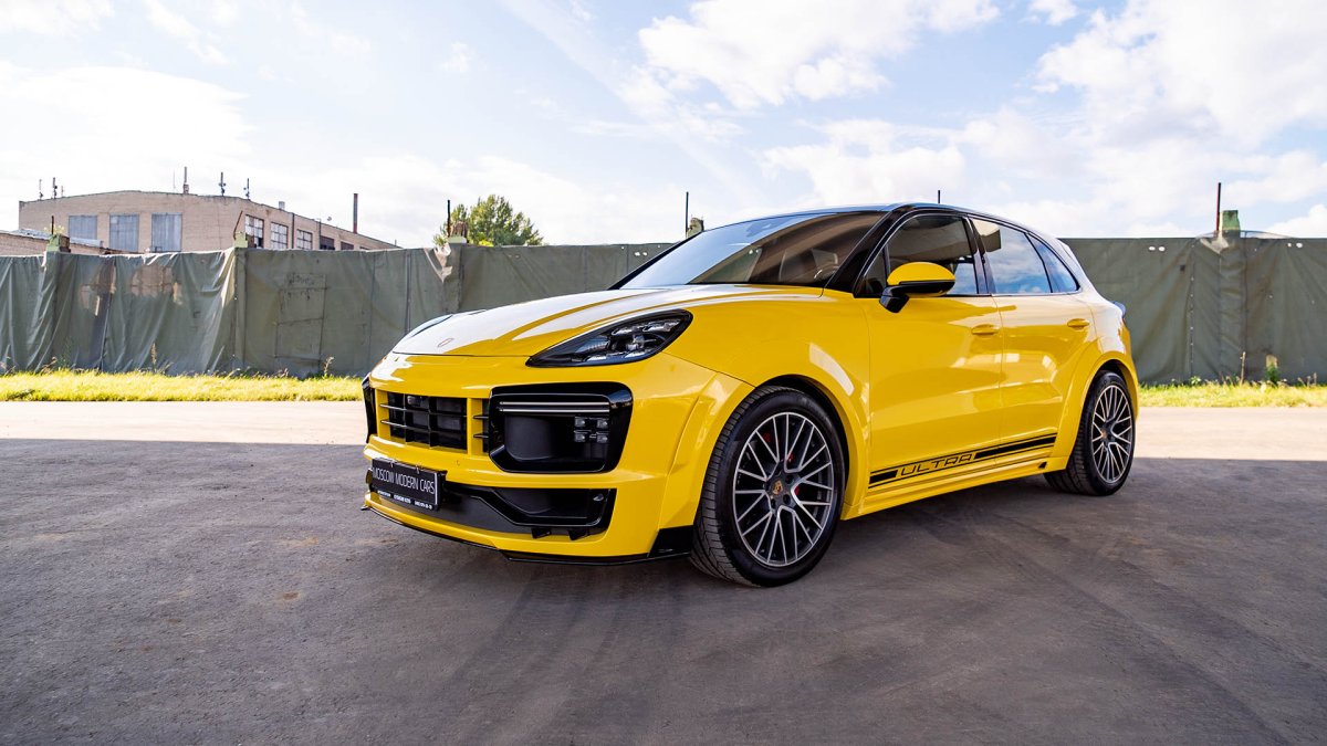 Porsche Cayenne Coupe Yellow
