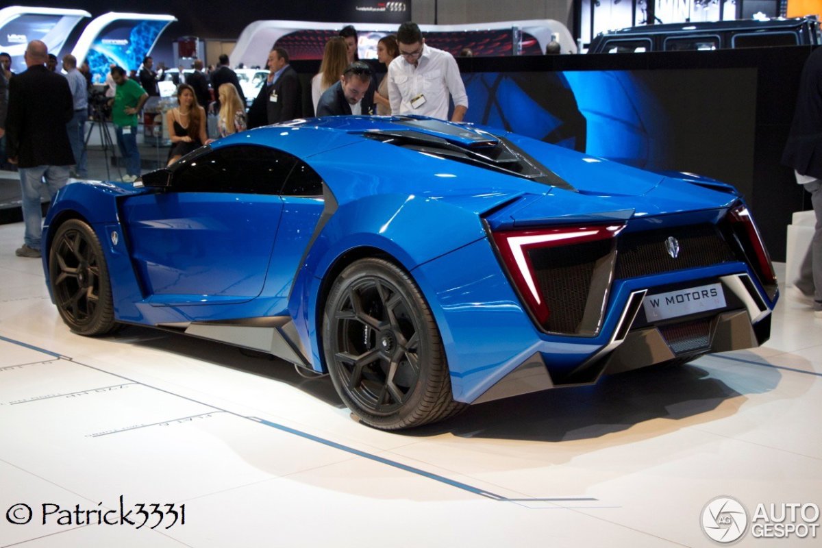 Lykan Hypersport синяя