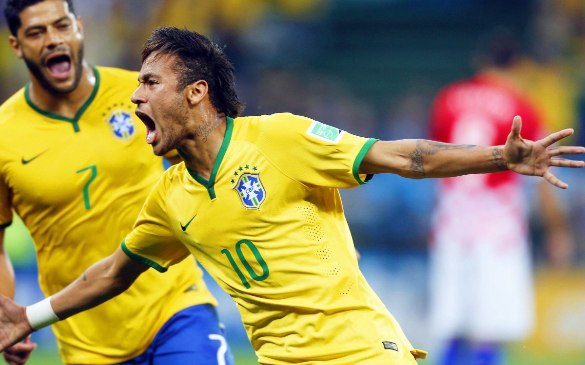 Neymar Brazil Celebration