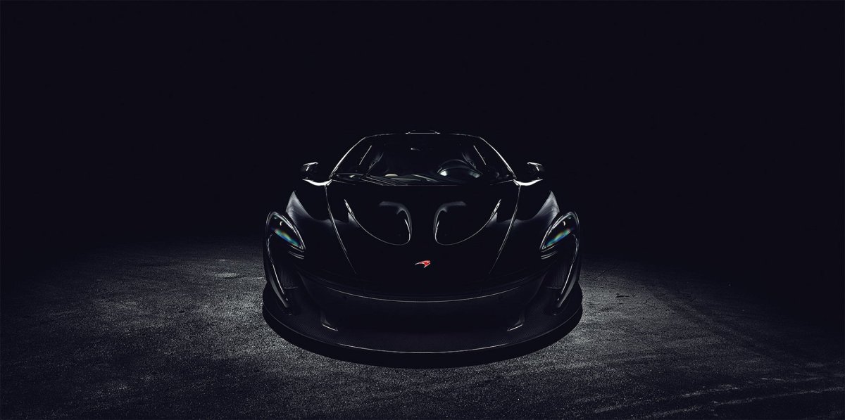 MCLAREN p1 чёрный обои