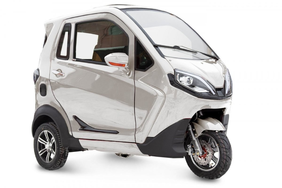 Электротрицикл rutrike с кабиной