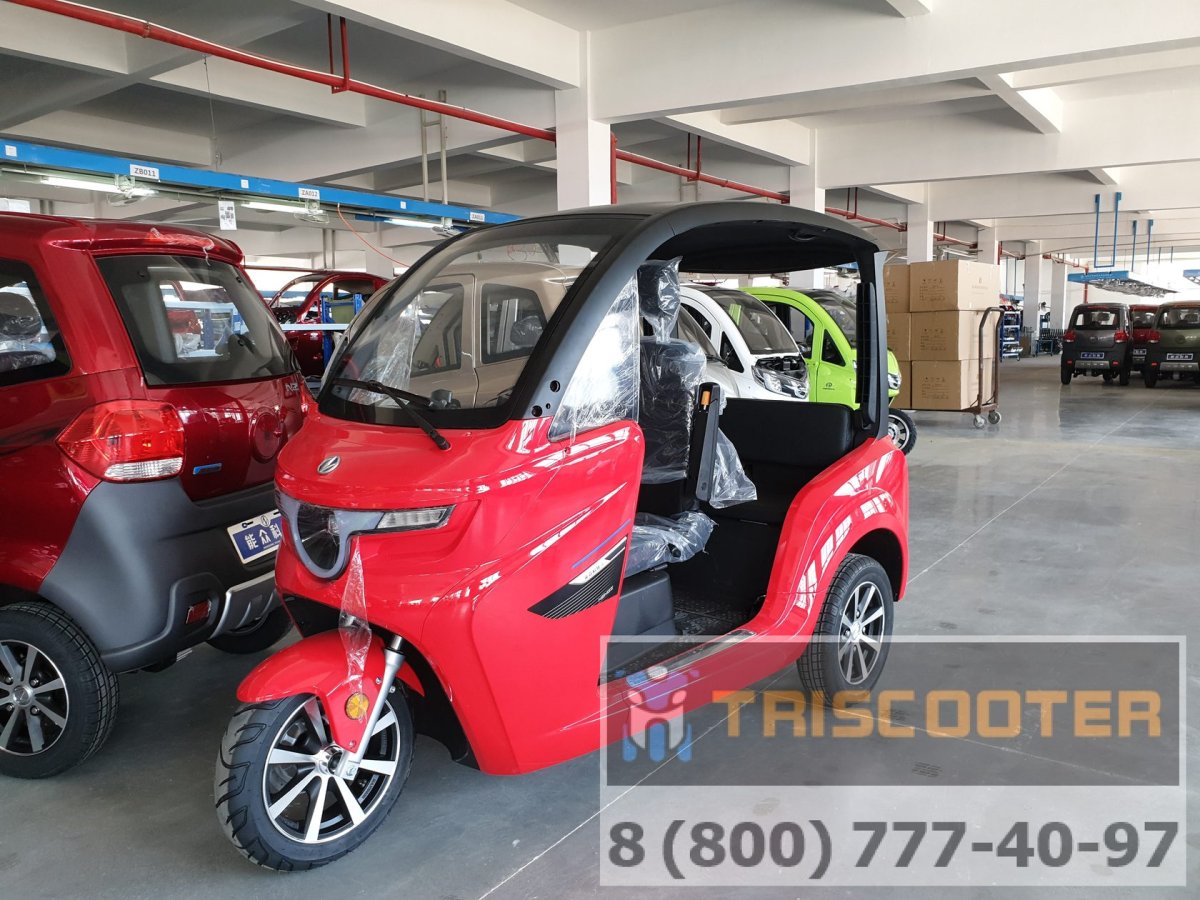 Скутер трицикл Triscooter Avrora 2000w el (ev) с кабиной