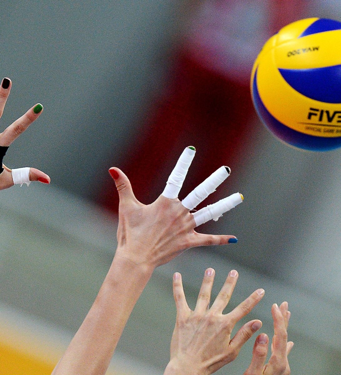 Заматывание пальцев в волейболе