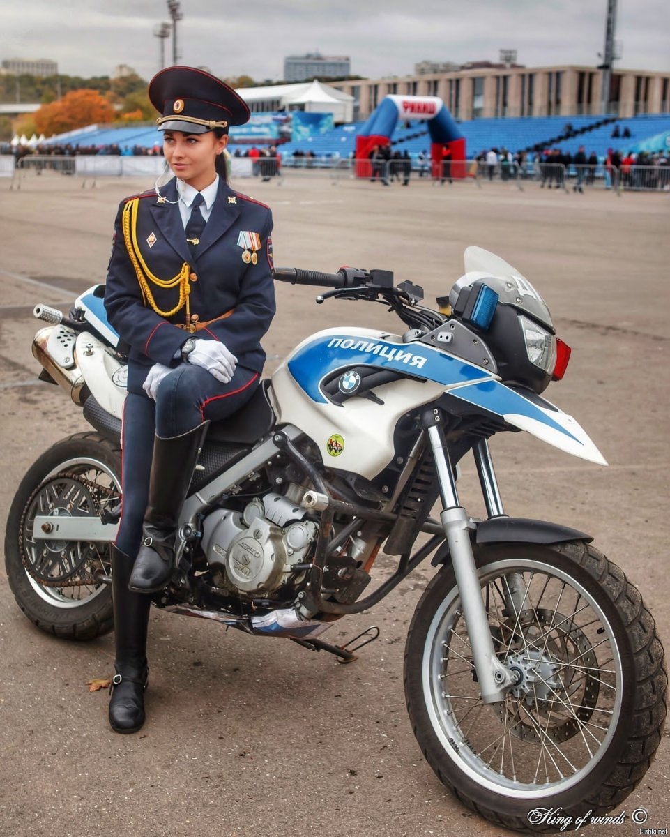 Полицейские мотоциклы в России