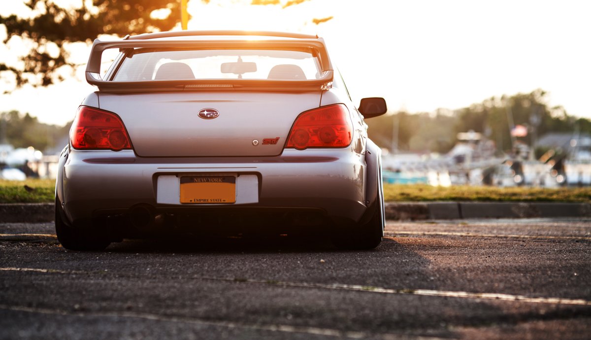Subaru Impreza WRX STI stance