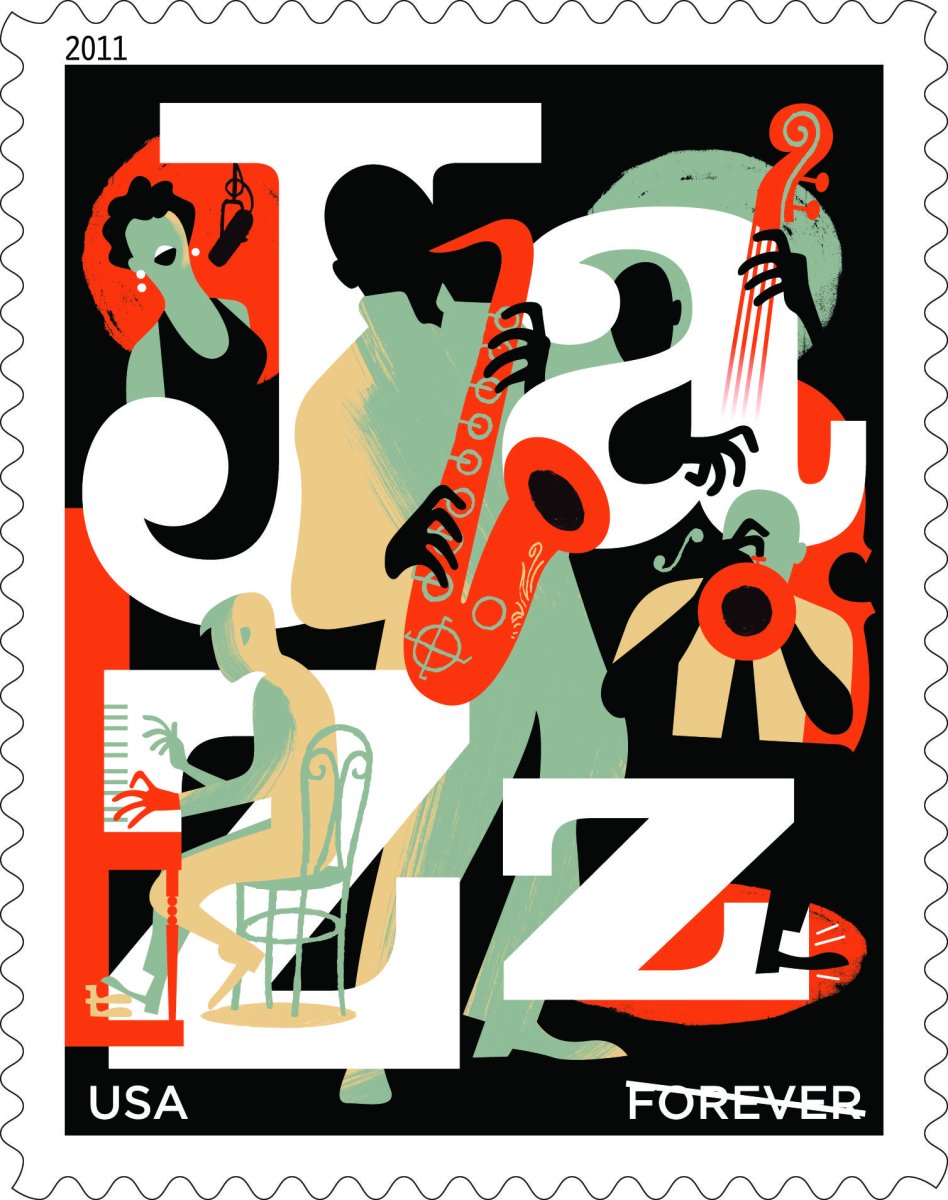 Плакат джаз