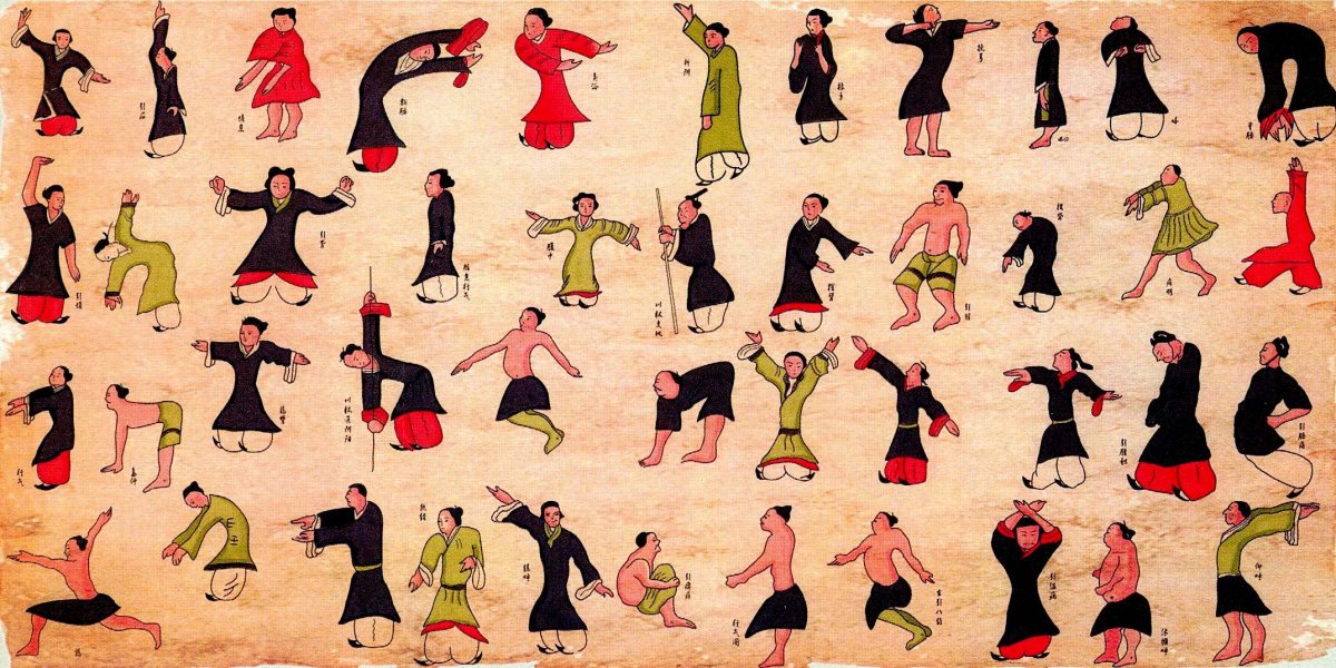 Лечебная гимнастика цигун в древнем Китае