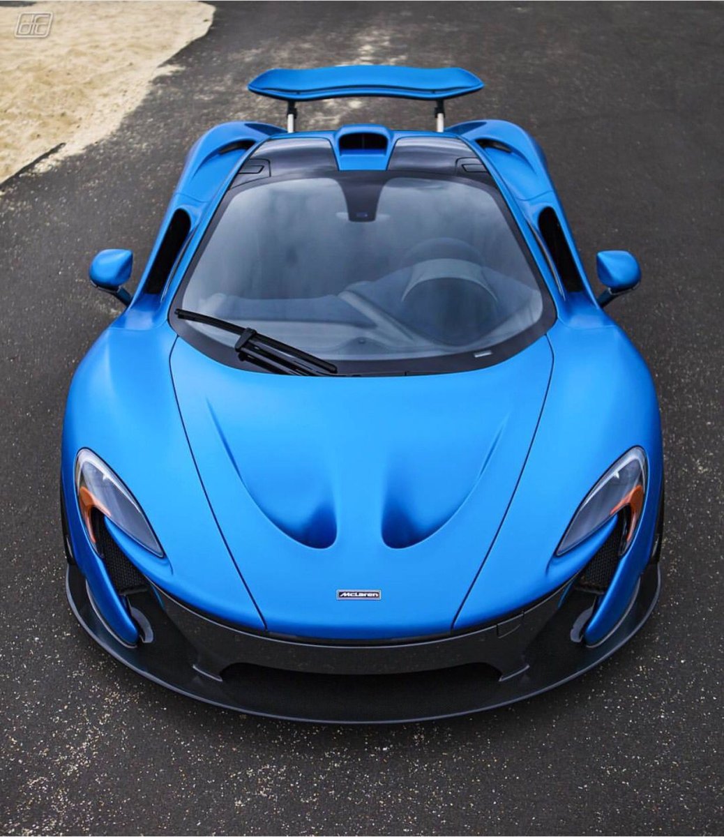 Макларен p1 синий