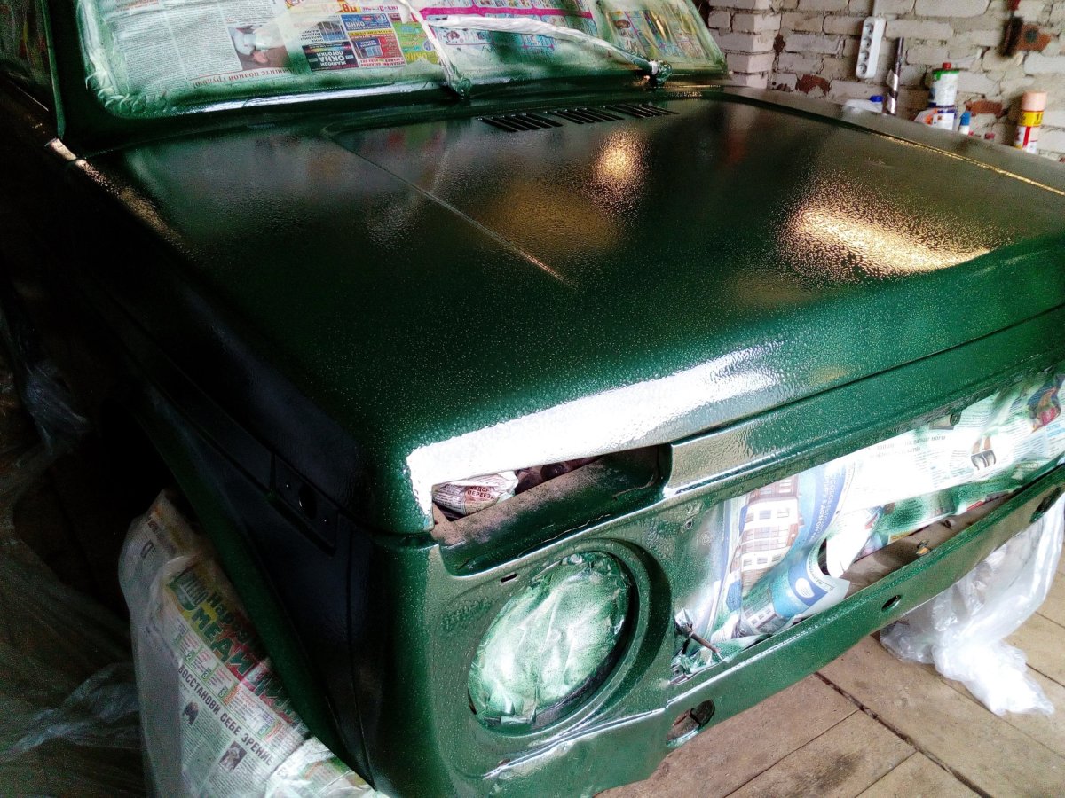 ВАЗ 2107 молотковая краска