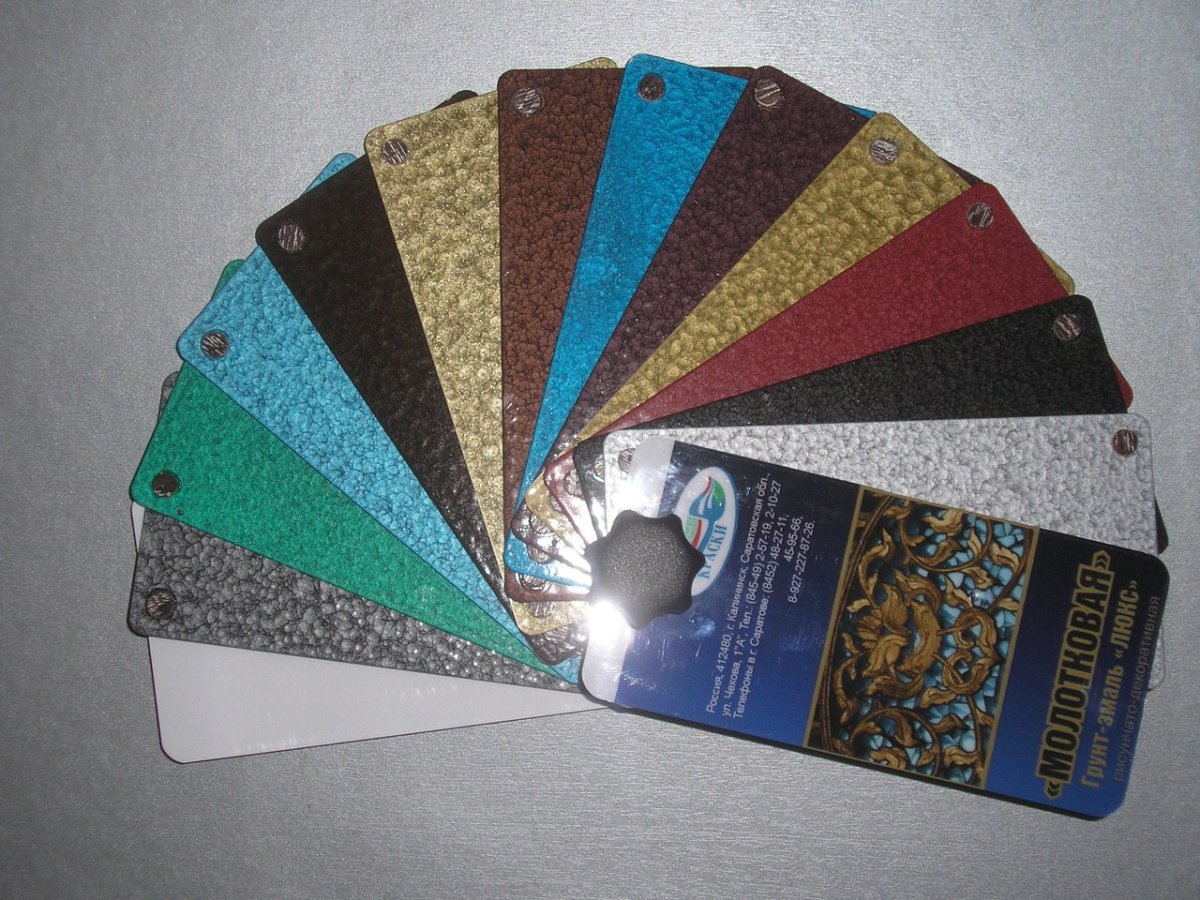 Молотковая краска Dali молотковая палитра