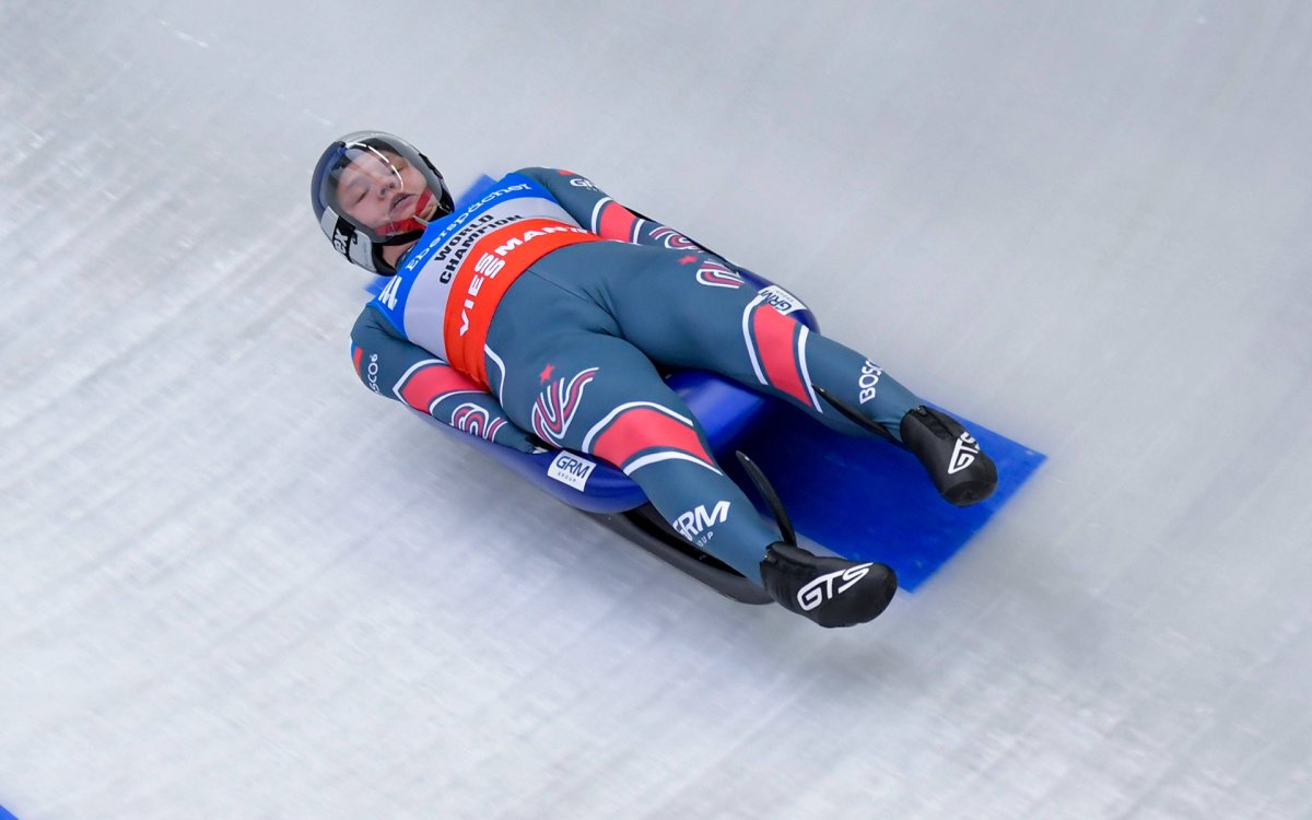 Санный спорт олимпиада 2022