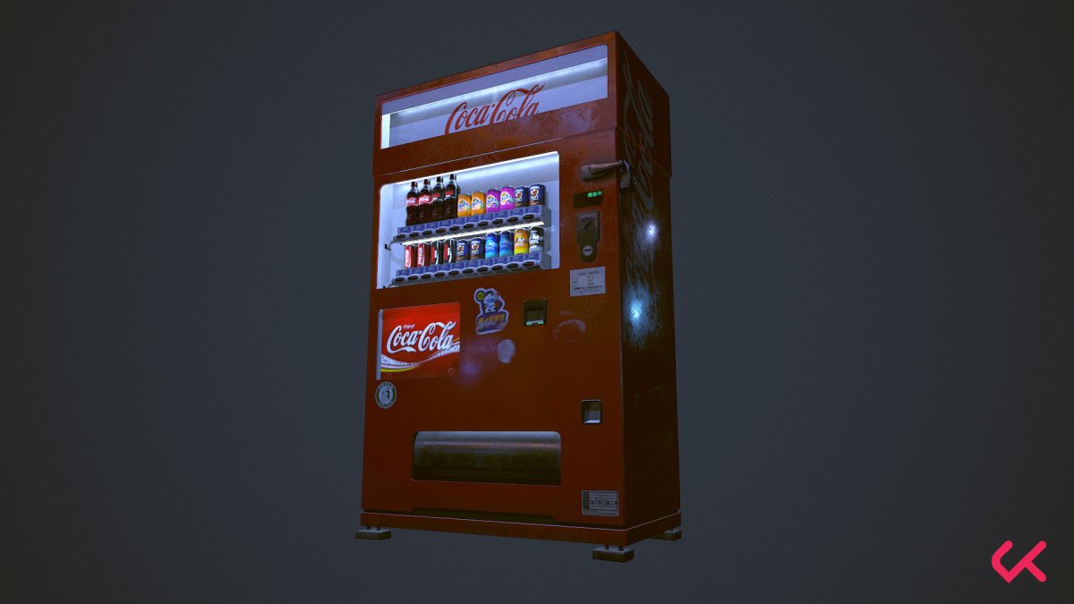 Soda Vending Machine 3d model