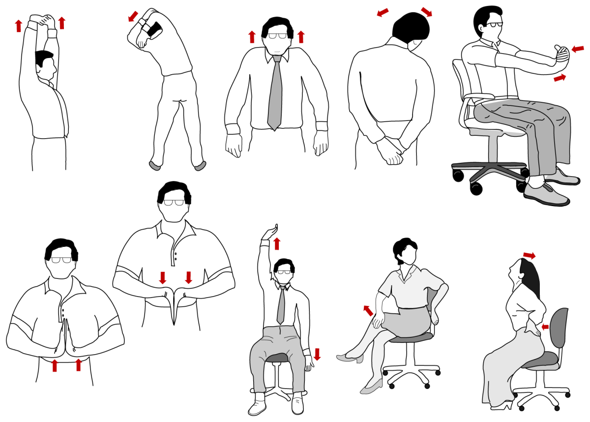 Упражнения для шеи при сидячей работе