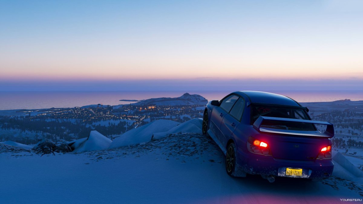 Subaru WRX STI зима