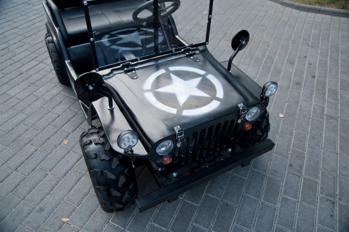 Бензиновый джип Jeep Willys 150cc - jw1101-150-Full