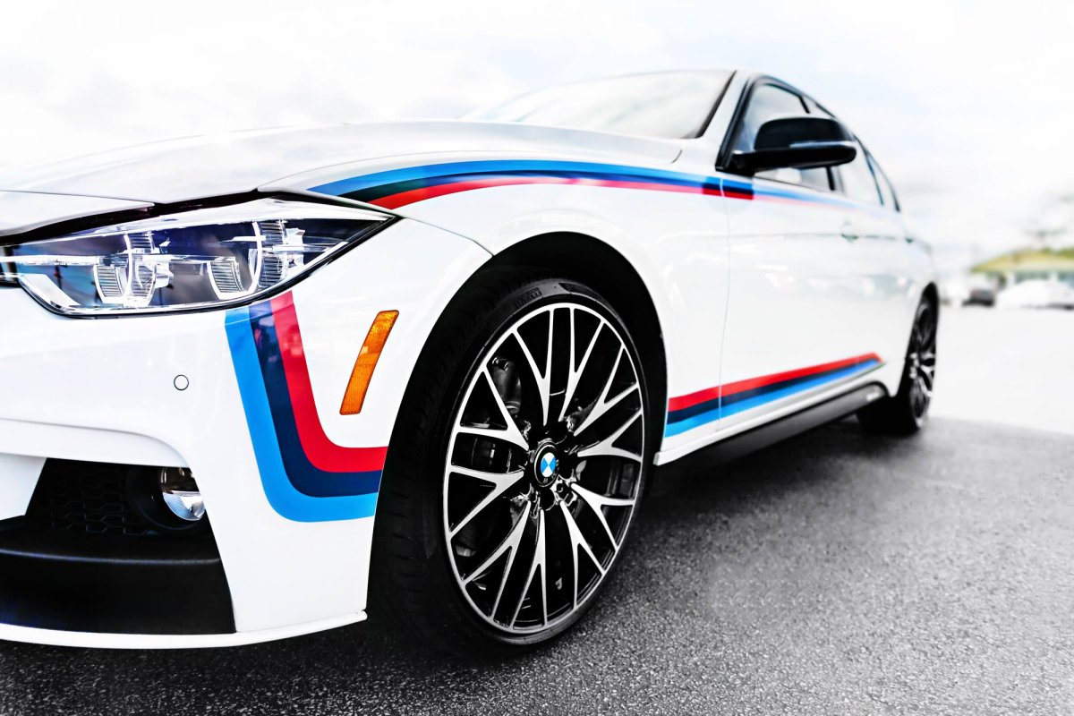 BMW M Stripes m3