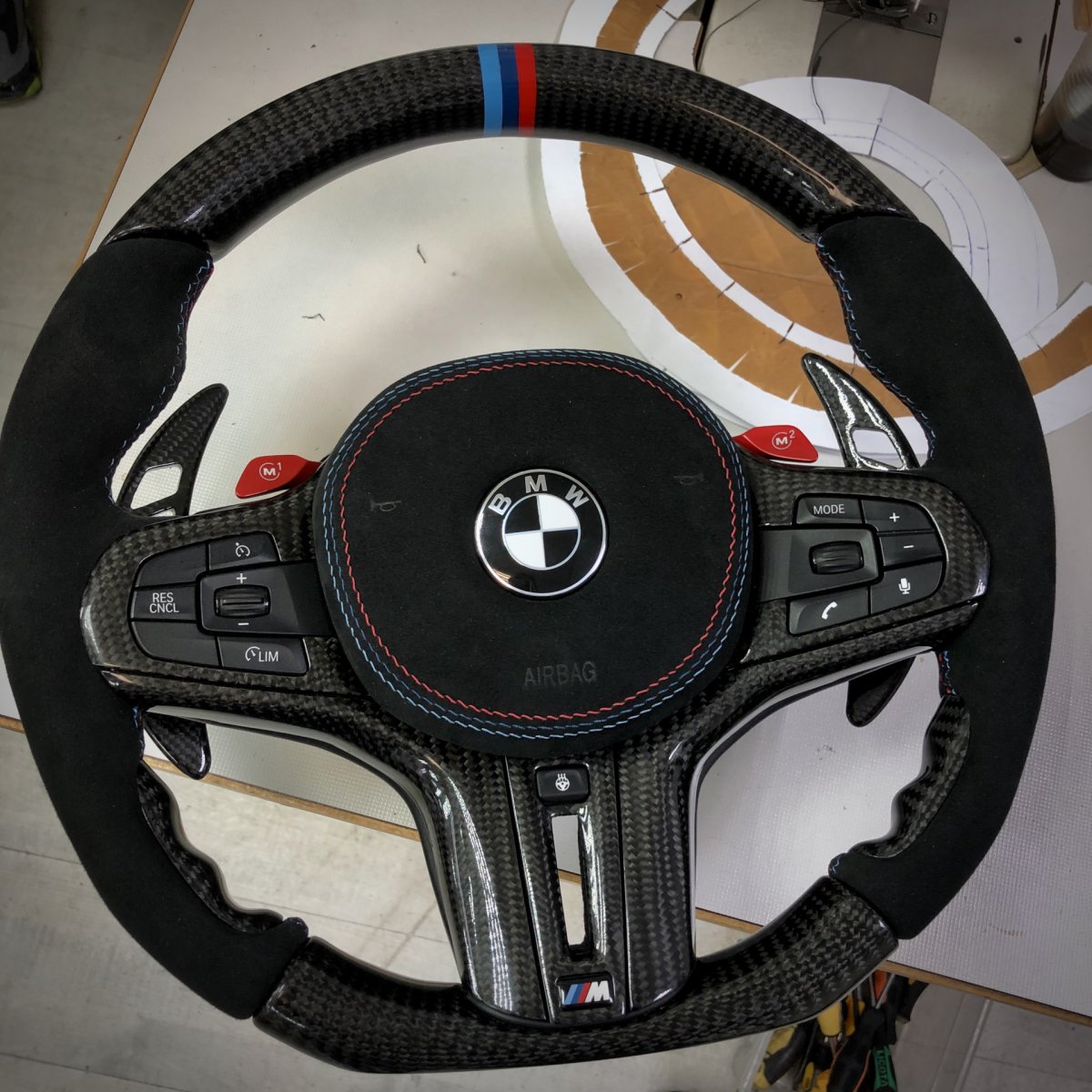 Триколор руль BMW