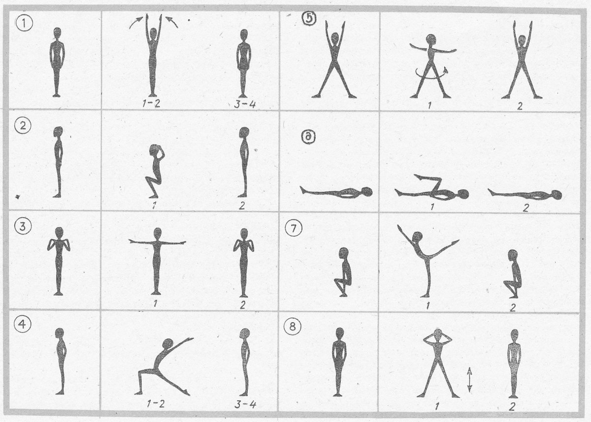 Комплекс общеразвивающих упражнений гимнастика