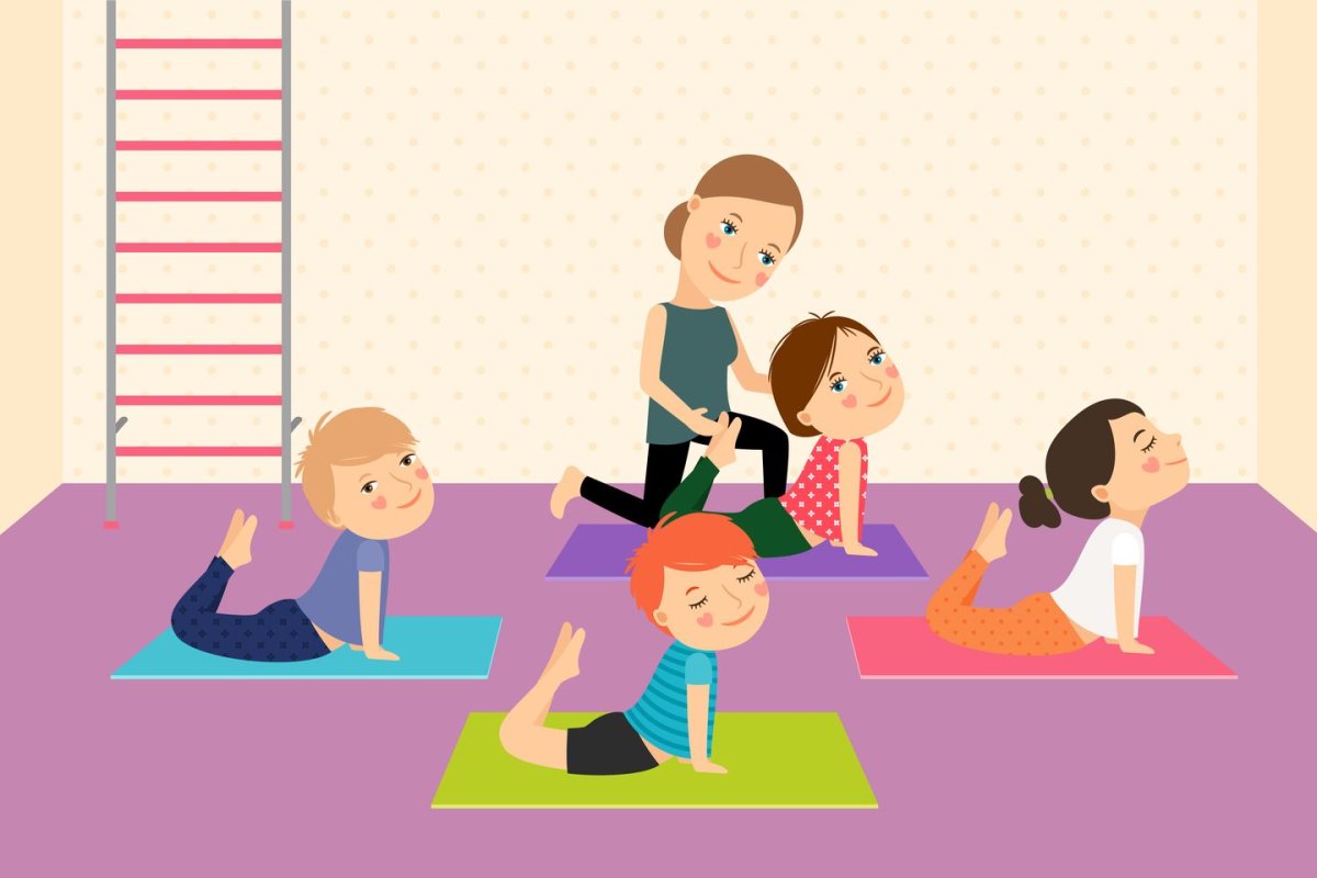 Инструктор по физкультуре в детском саду для детей