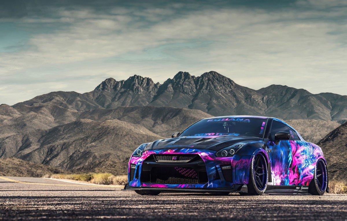 Nissan GTR 4к