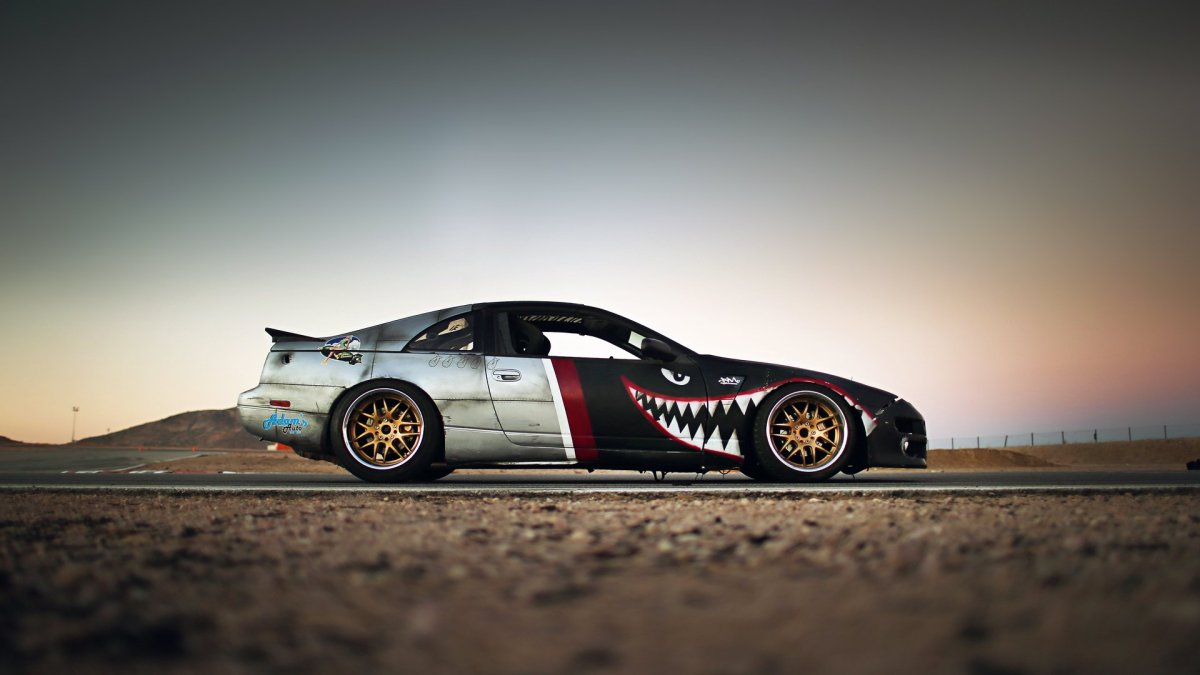 Nissan 300zx в дрифте