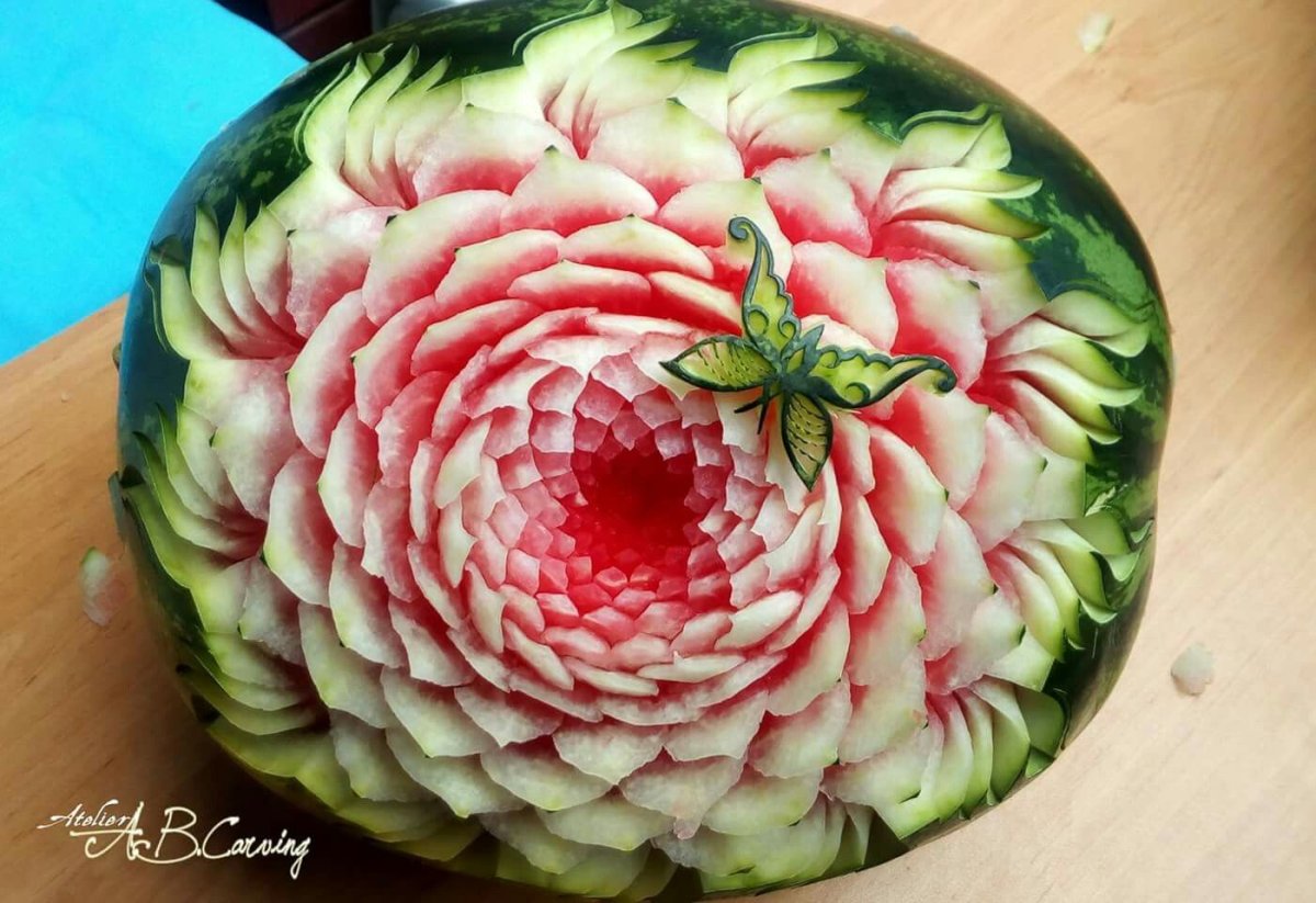 Карвинг по арбузу лучшее