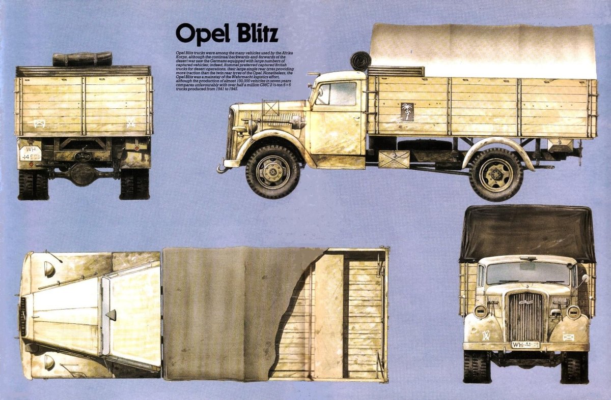 Opel Blitz 3,6 - 6700 a 4x4