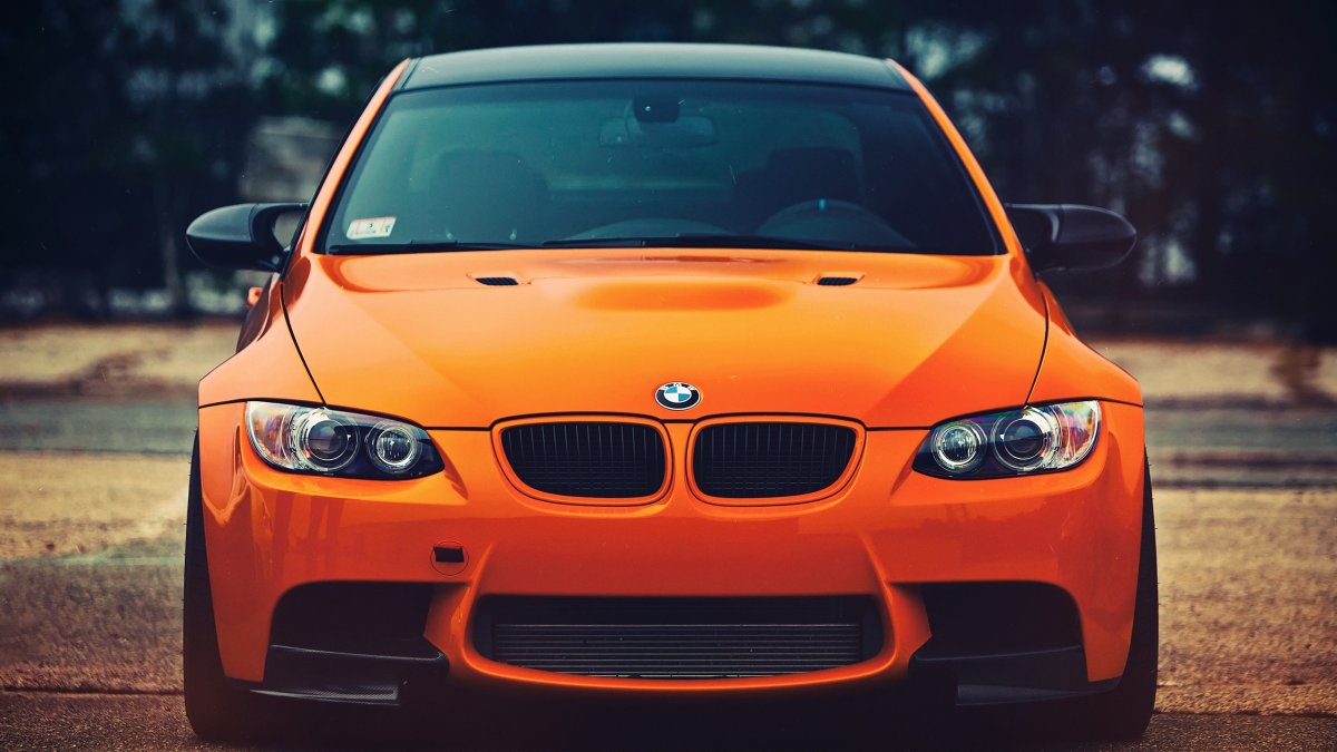 BMW e92 Orange