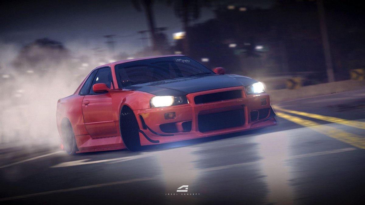 Nissan Skyline GTR r34 NFS Payback