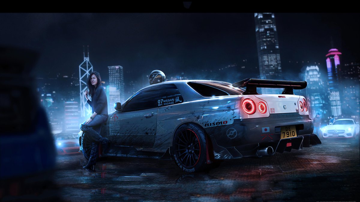 Nissan Skyline GTR 4k
