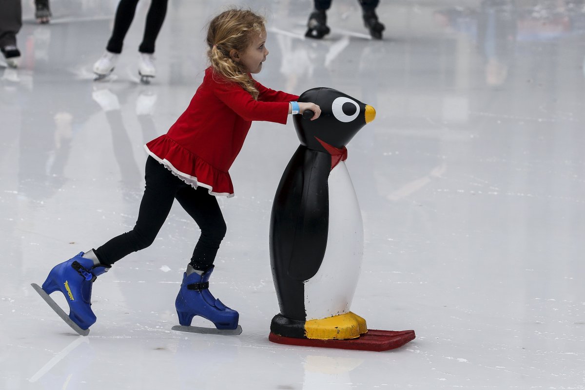 Опора для катания на коньках пингвин