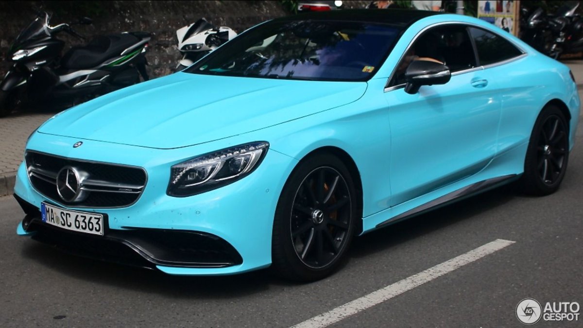 Mercedes s63 AMG Coupe Blue