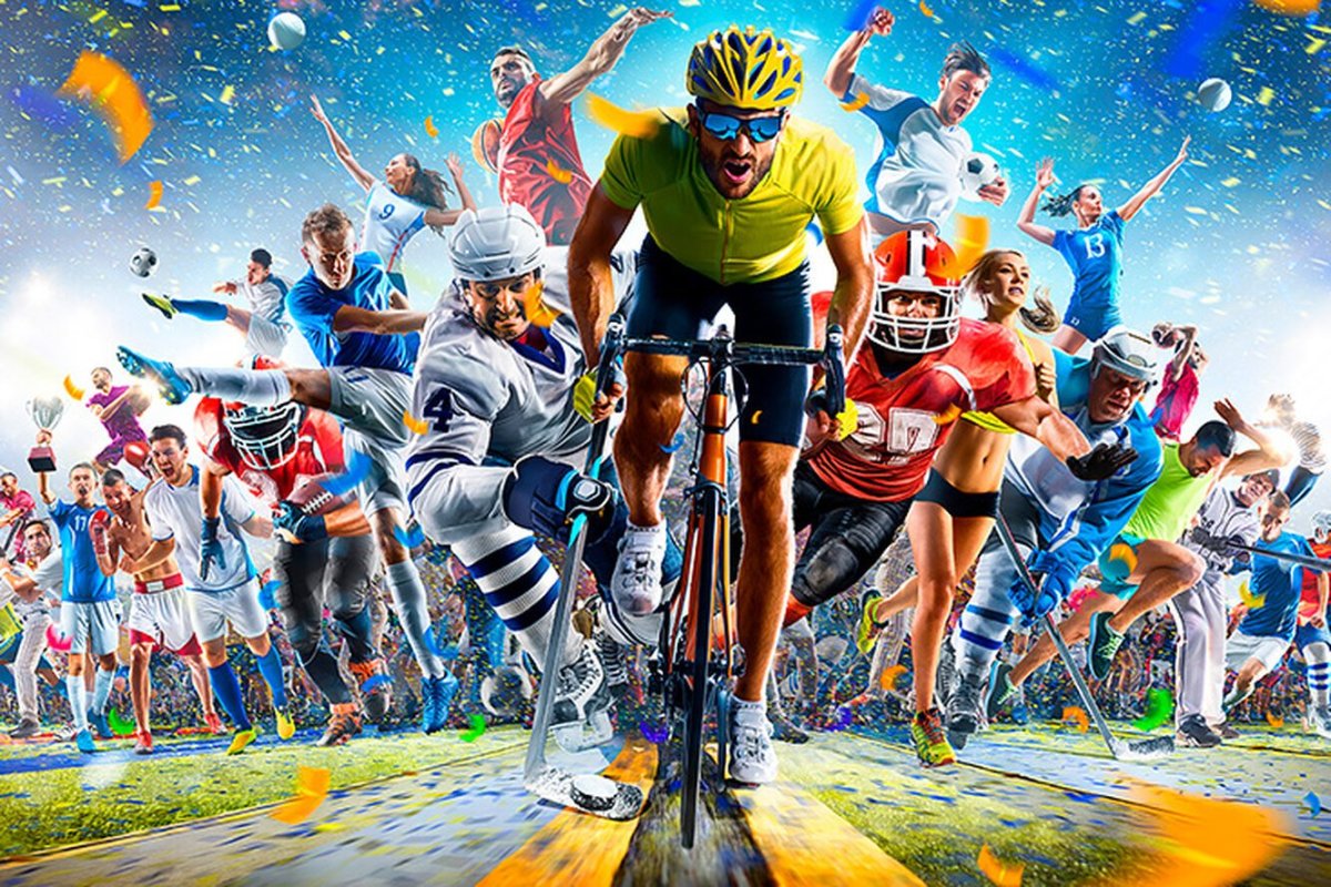 Спортивный коллаж