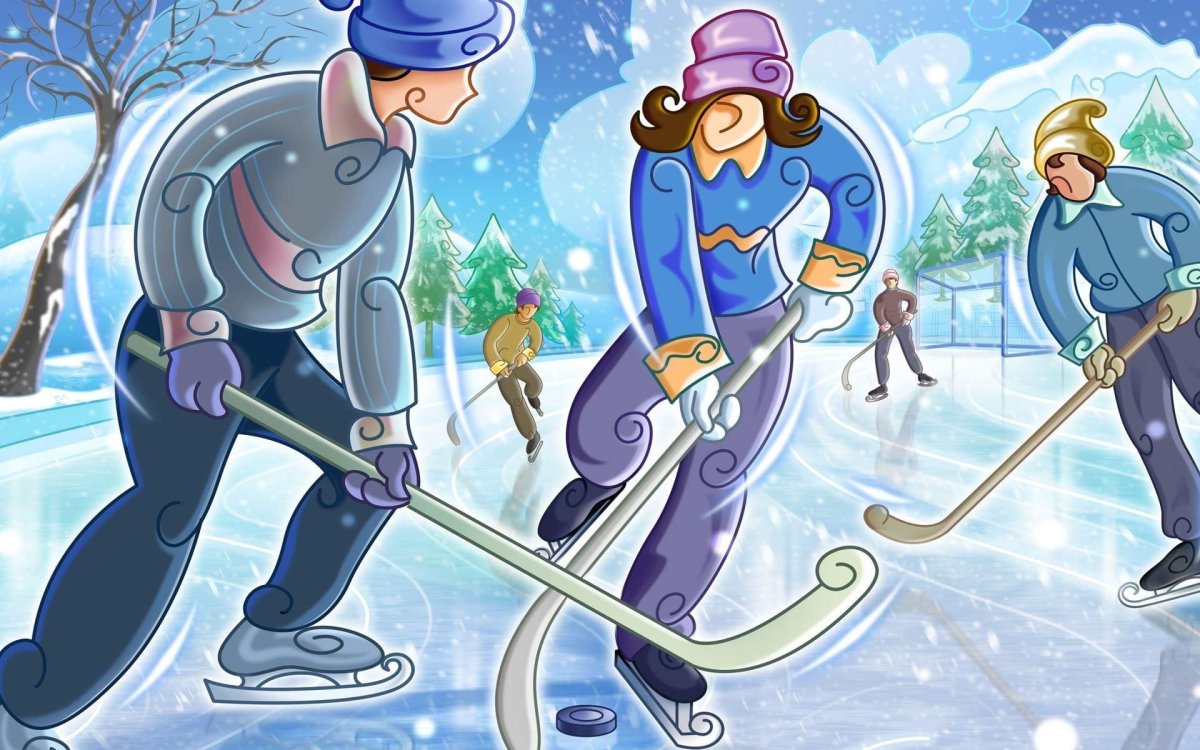 Зимние спортивные игры для детей