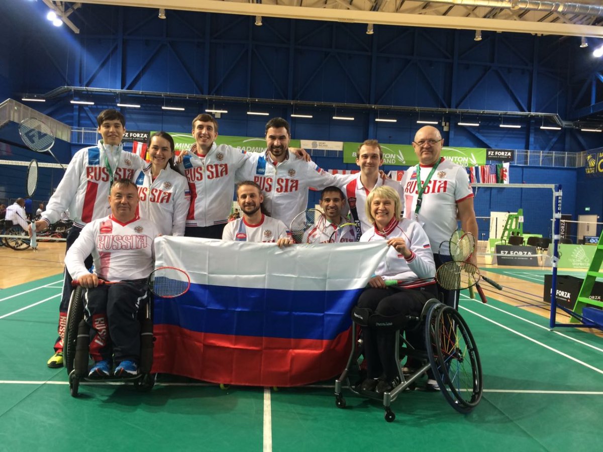 Парабадминтон Паралимпийские игры Россия