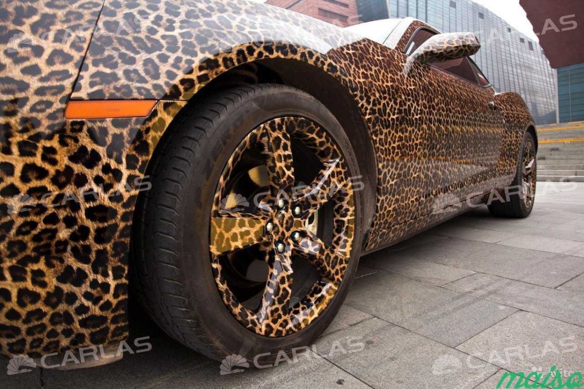 Леопардовый цвет машины