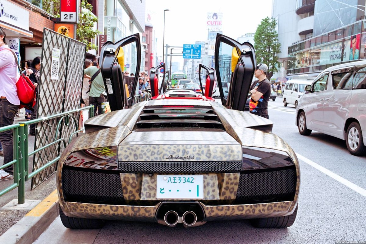 Леопардовый автомобиль