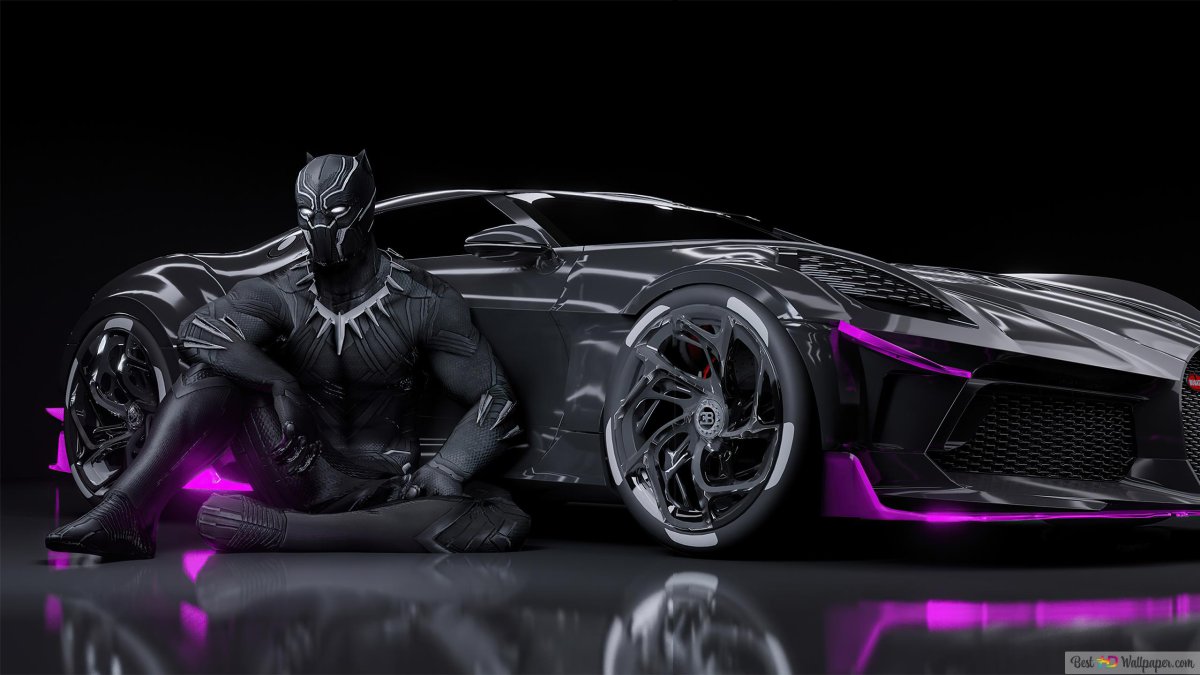 Black Panther Bugatti Chiron
