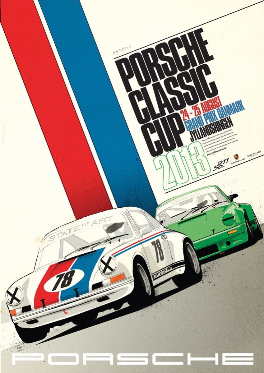 Porsche плакат