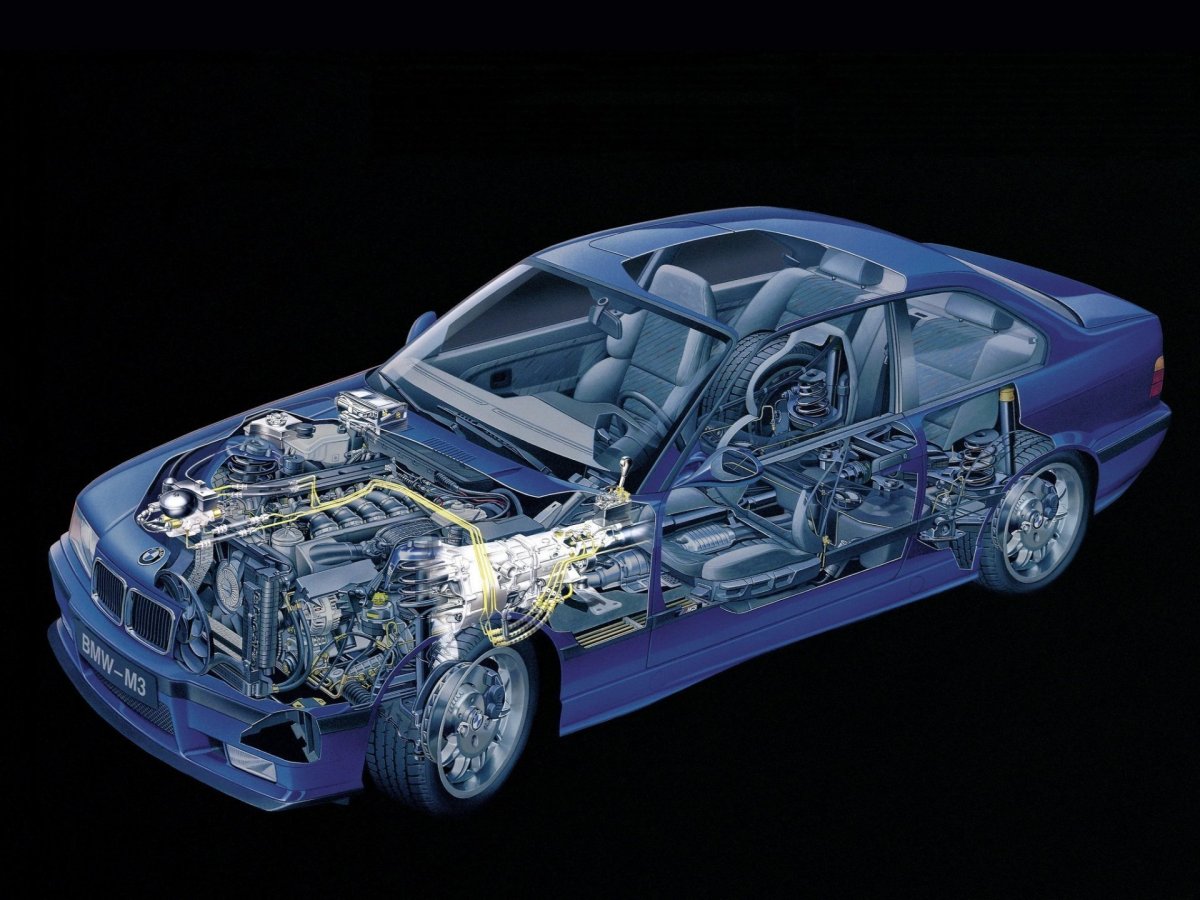 3d модель BMW e36