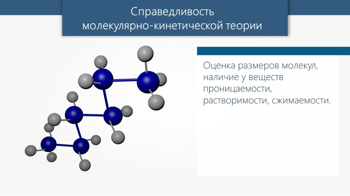 Основные положения молекулярно-кинетической теории