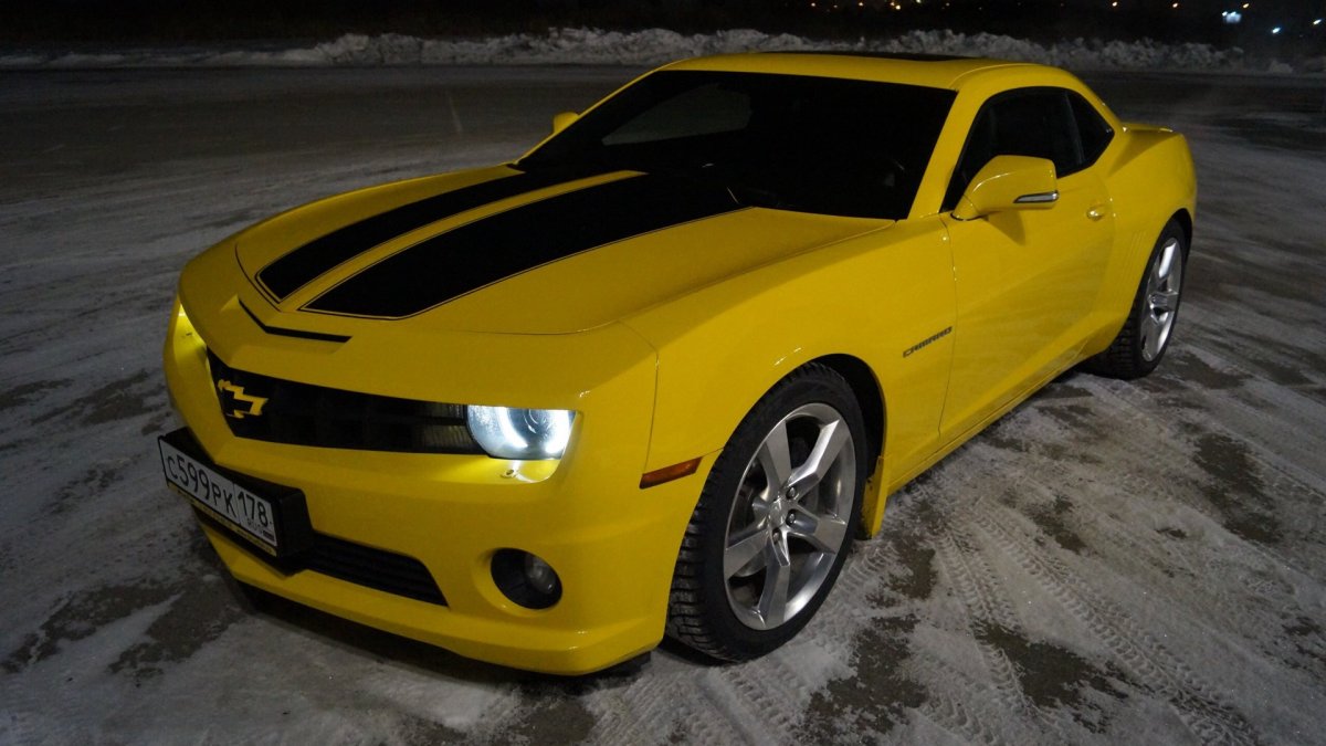 Chevrolet Camaro 2021 желтый