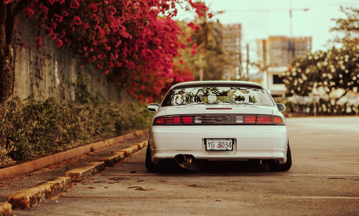 Nissan Silvia s14 сзади