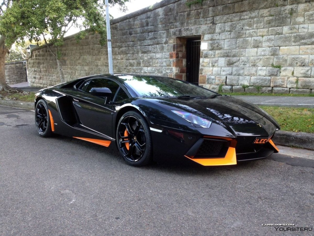 Lamborghini Aventador lp700-4 Black