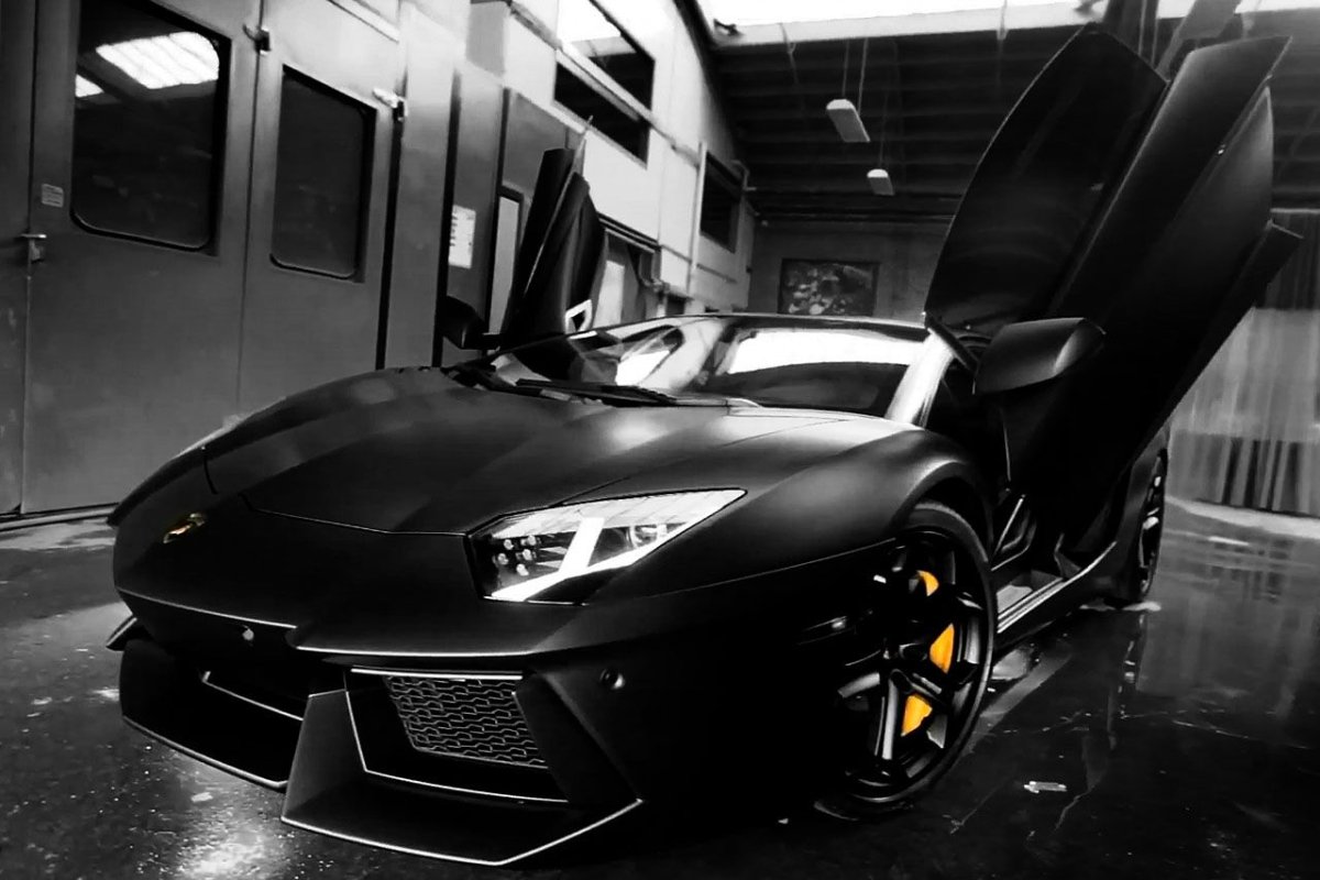 Lamborghini Aventador lp700-4 Black